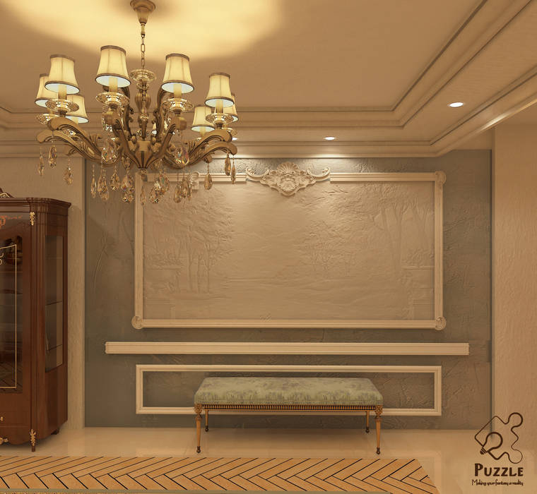 Classic Reception Design, Puzzle Puzzle غرفة المعيشة