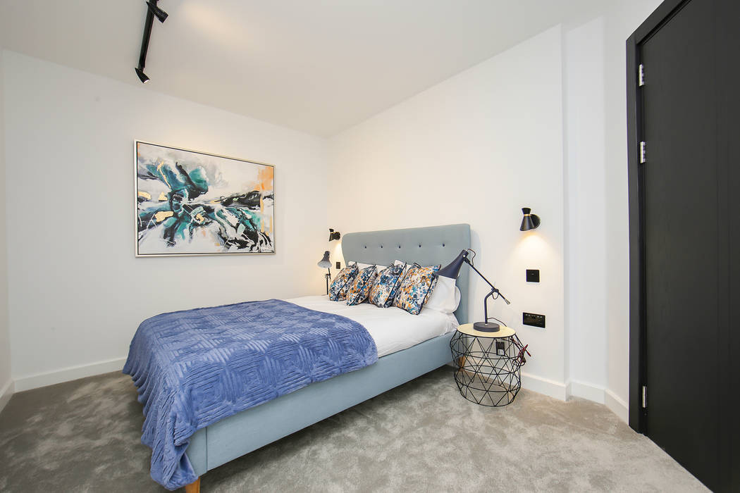 Kentish Town Apartment , LJ Interiors LJ Interiors Modern style bedroom Beds & headboards