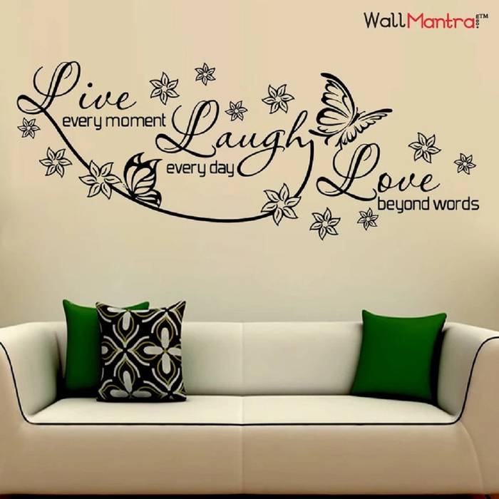 MOTIVATIONAL QUOTE WALL STICKER AND WALL DECAL FOR LIVING ROOM WallMantra Other spaces Pictures & paintings