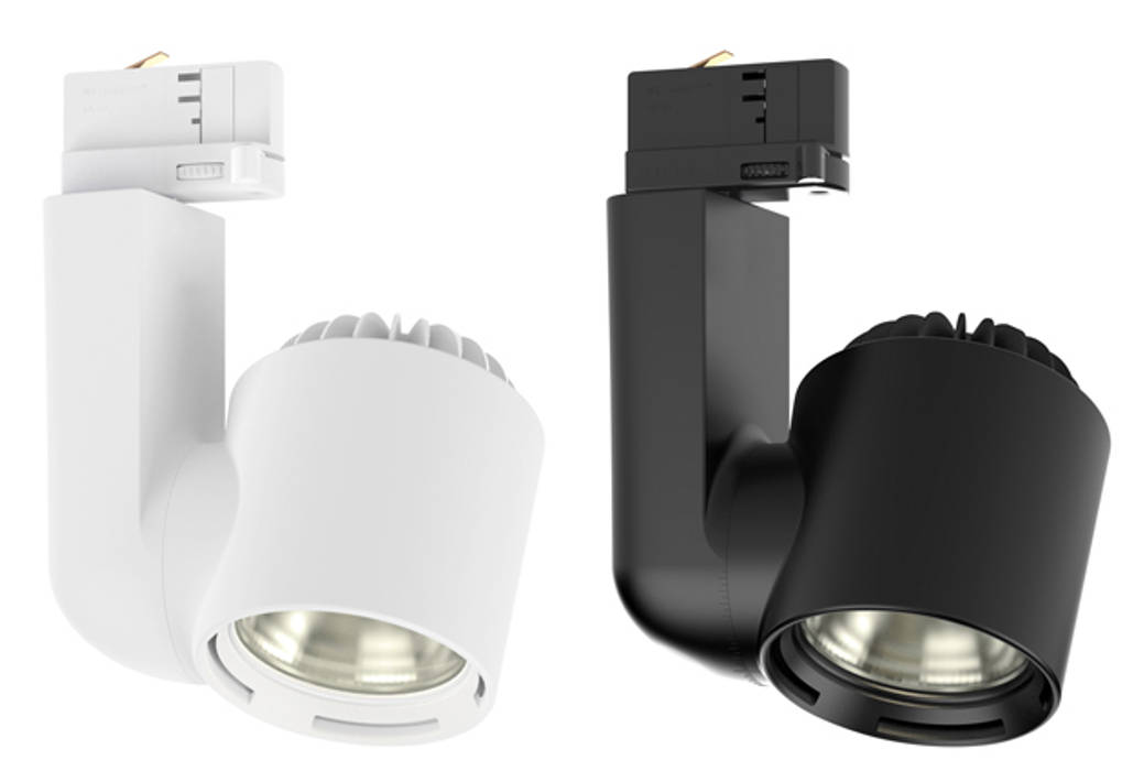 Foco LED de carril modelo JADE S. Iluminación interior. OutSide Tech Light Otros espacios Accesorios para los animales