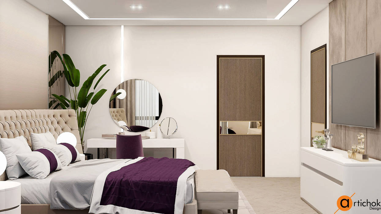 ЖК Новопечерские липки, Artichok Design Artichok Design Modern style bedroom