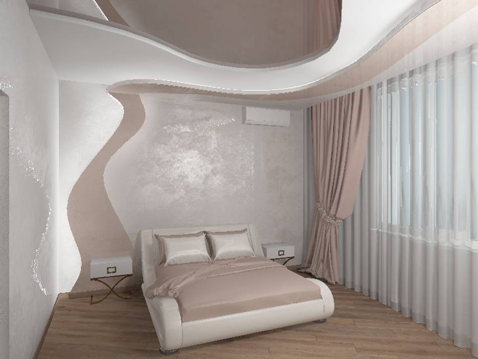 Дизайн квартири в стилі Модерн, DESIGN&STYLE DESIGN&STYLE Спальня