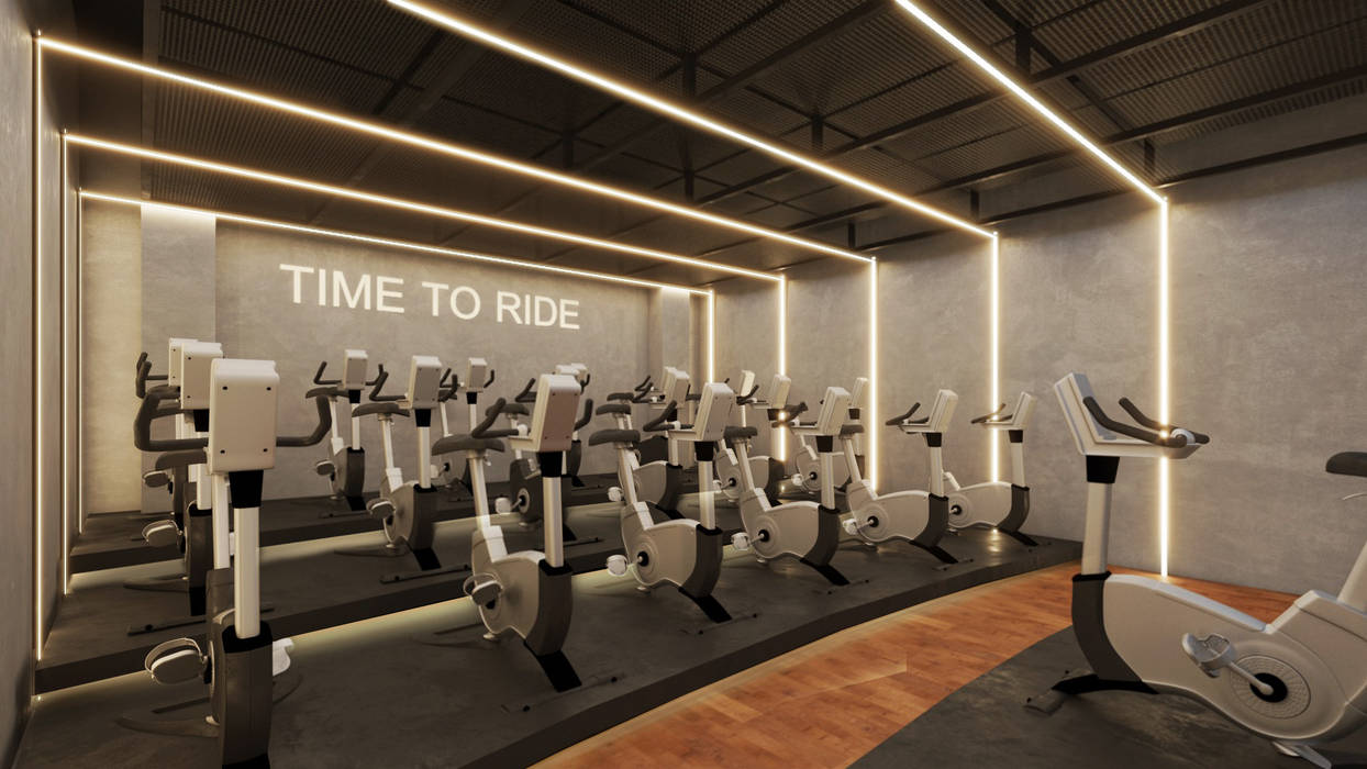 Salon spinning gym h fitness homify