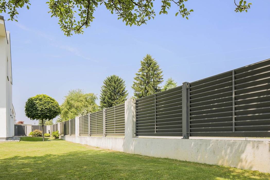 Modell GOETHE, Super-Zaun Super-Zaun Front yard Aluminium/Zinc