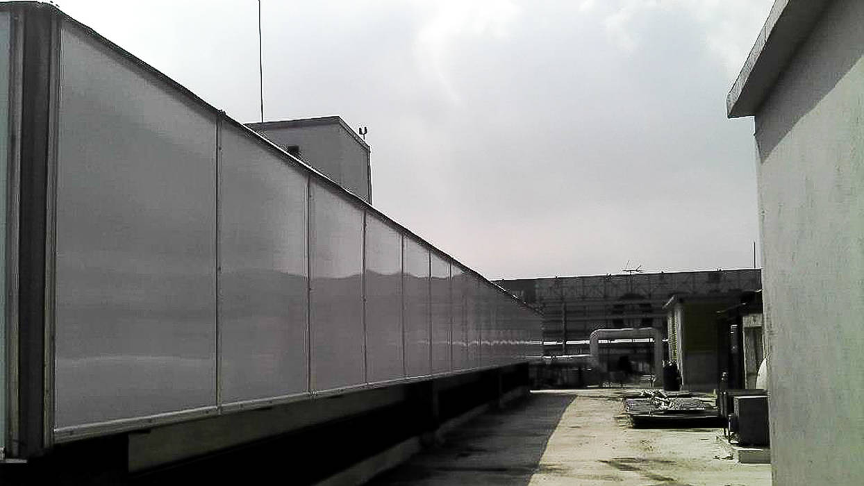 Instalación de Policarbonato Celular Makrolon en Sala Internacional ECO-2 del AICM, Techos y Mantenimientos | Mevasa Comercializadora Techos y Mantenimientos | Mevasa Comercializadora Flat roof