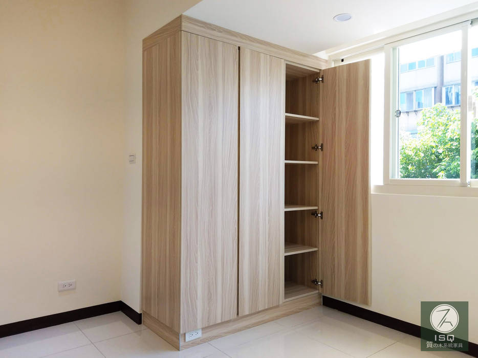 全室案例-台北市松山區, ISQ 質の木系統家具 ISQ 質の木系統家具 客廳