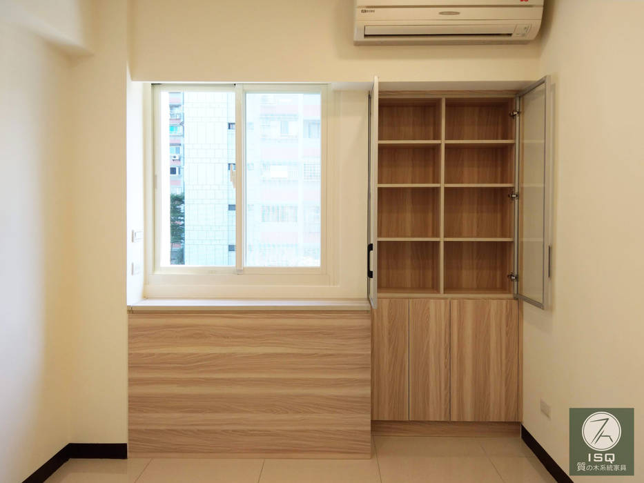 全室案例-台北市松山區, ISQ 質の木系統家具 ISQ 質の木系統家具 臥室