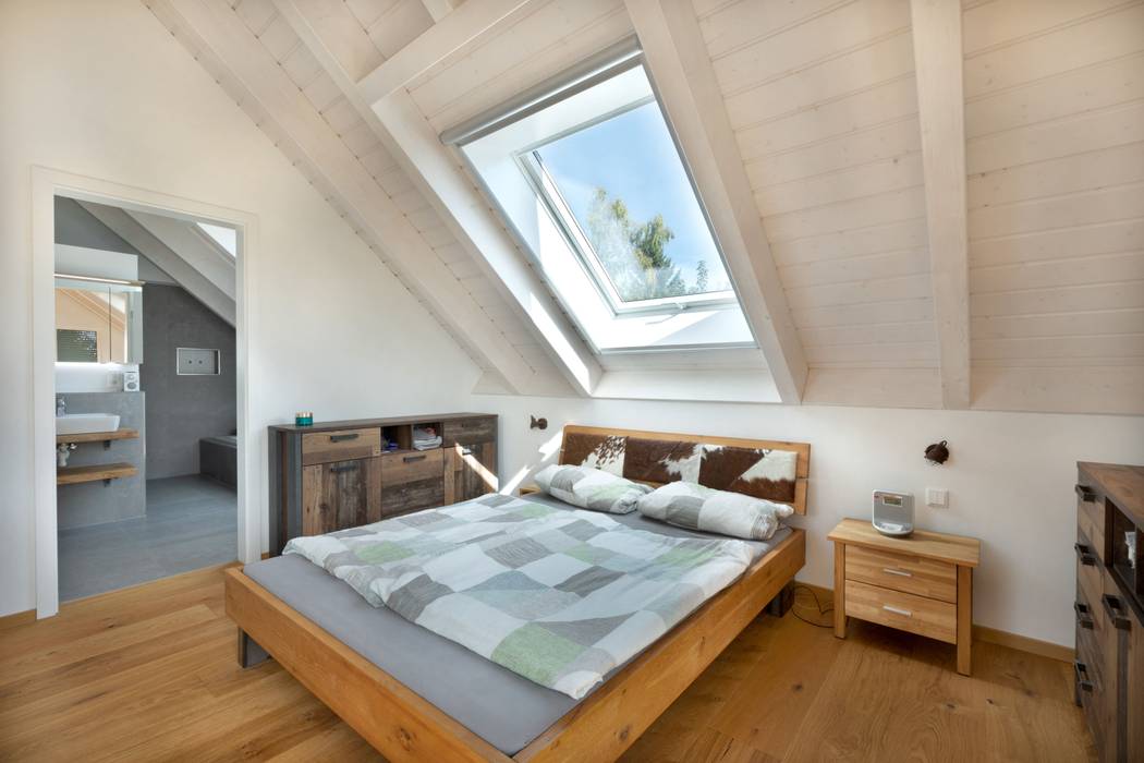 Elternschlafzimmer Moderne Schlafzimmer Von Talbau Haus Gmbh Modern Homify