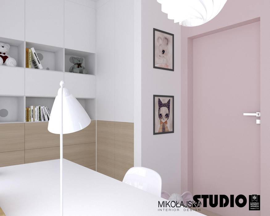 DOM PRZY MACIEJKOWEJ, MIKOŁAJSKAstudio MIKOŁAJSKAstudio Kamar tidur anak perempuan