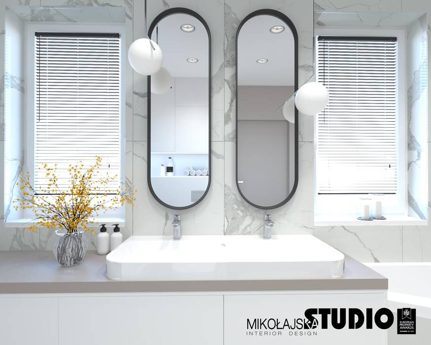 DOM PRZY MACIEJKOWEJ, MIKOŁAJSKAstudio MIKOŁAJSKAstudio Kamar Mandi Modern