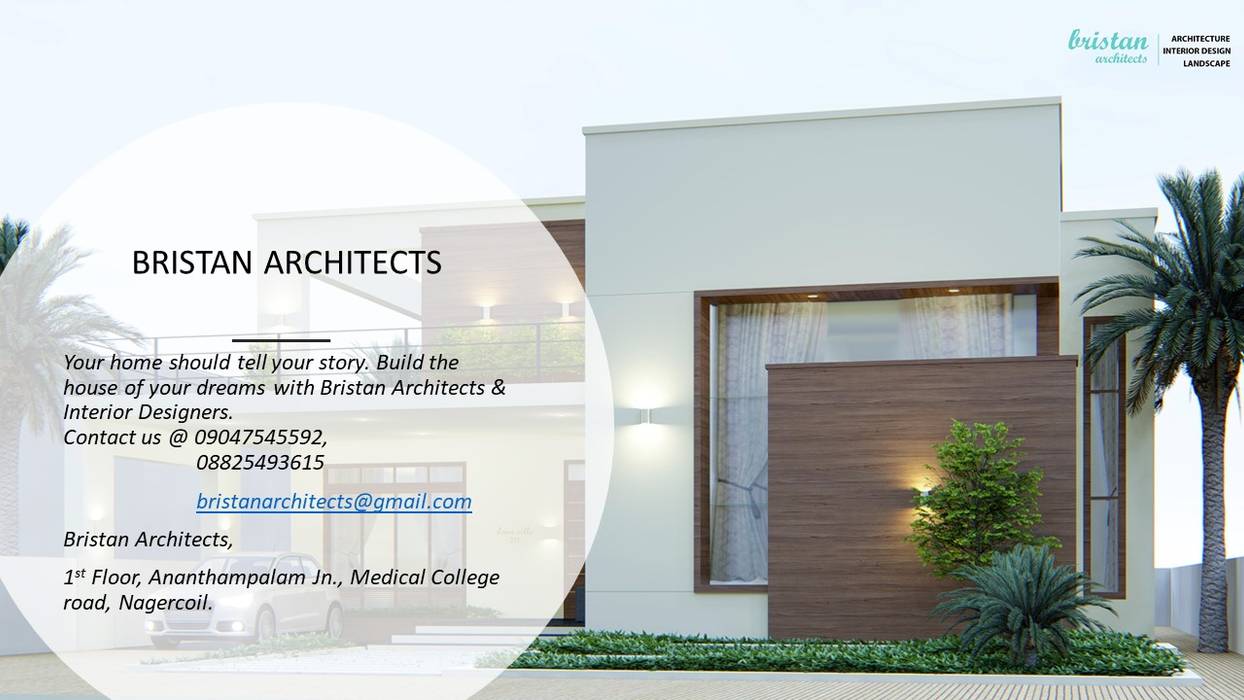 Bristan Architects & Interior Designers Bristan Architects & Interior Designers Villas اینٹوں