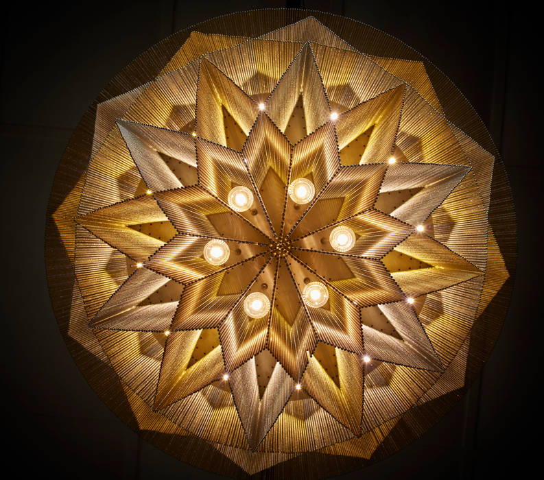 Natural evolution | willowlamp’s Crystal Mandala, willowlamp willowlamp モダンスタイルの 玄関&廊下&階段 照明