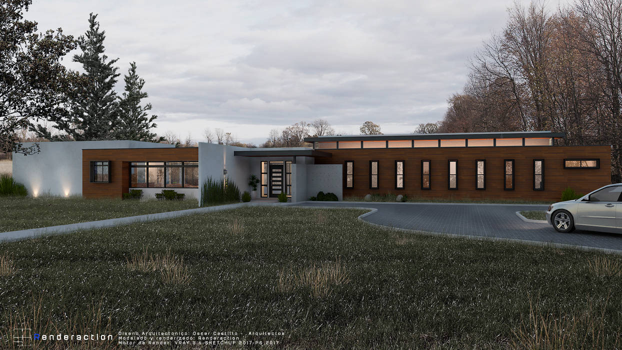 Proyecto Casa Mia, Renderaction Renderaction Modern houses