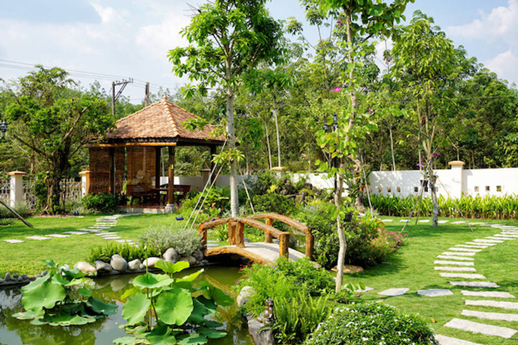 THIẾT KẾ SÂN VƯỜN, Việt Architect Group Việt Architect Group Garden Shed