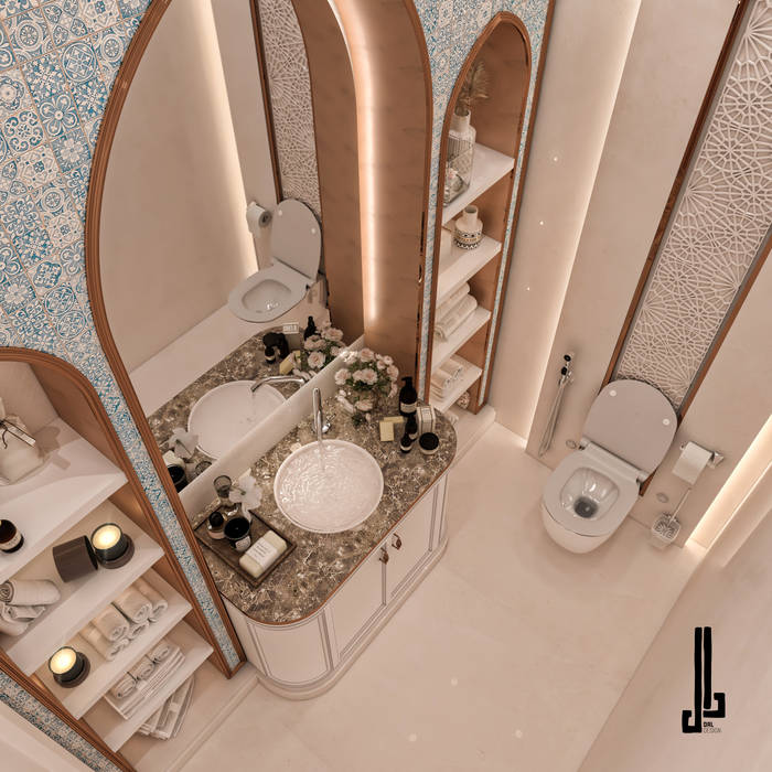 Private palace , dal design office dal design office حمام