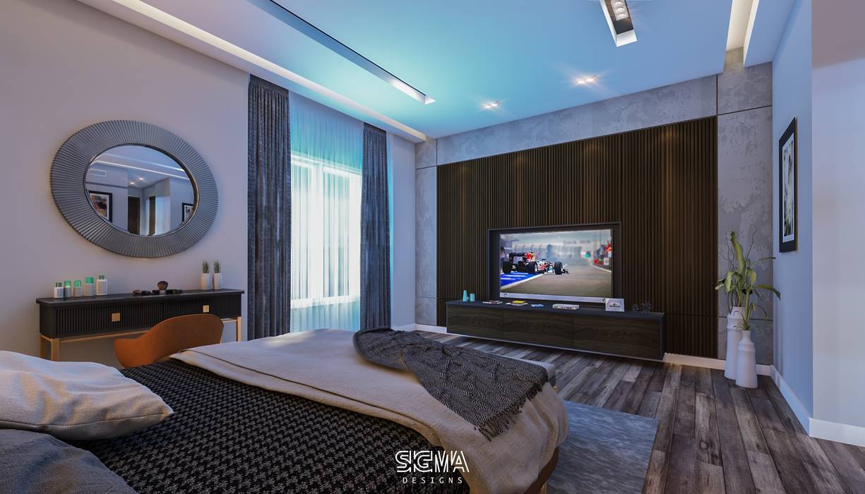شقة سكنية خاصة القاهرة الجديدة sigma designs غرفة نوم homify