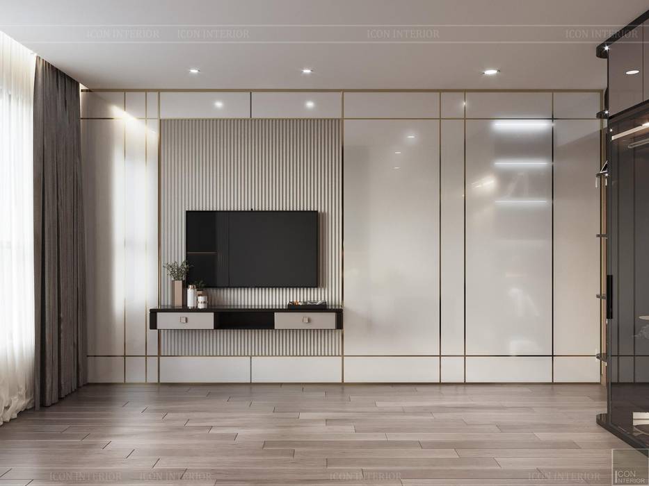 Thiết kế căn hộ hiện đại - mảnh ghép cuối hoàn thiện cuộc sống trong mơ, ICON INTERIOR ICON INTERIOR Kamar Tidur Modern