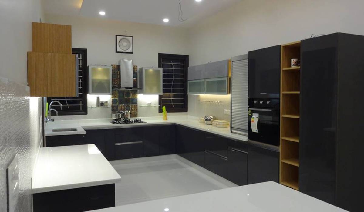 Kitchen at Rampur | Uttar Pradesh, Studio Square Design Co. Studio Square Design Co. Modern Kitchen