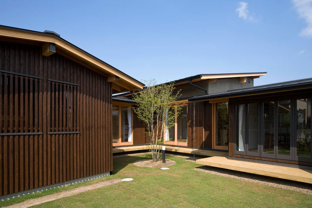 木蔭の家, 山道勉建築 山道勉建築 Wooden houses Wood Wood effect