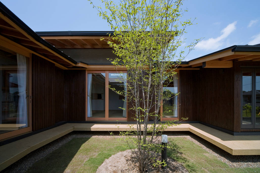 木蔭の家, 山道勉建築 山道勉建築 Wooden houses Wood Wood effect