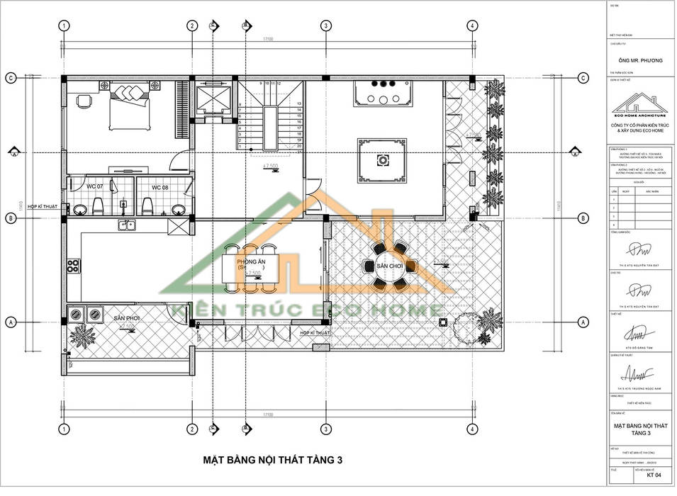 BIỆT THỰ HIỆN ĐẠI 3 TẦNG ĐẸP TẠI SÓC SƠN, Công ty CP kiến trúc và xây dựng Eco Home Công ty CP kiến trúc và xây dựng Eco Home