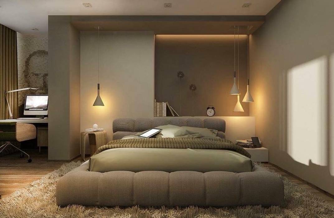 Residence 500sqmt, Inception Design Cell Inception Design Cell غرف نوم صغيرة بلاستيك