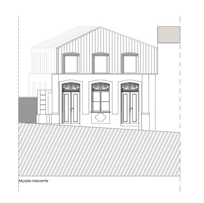 Projecto de Arquitectura - Reabilitação e ampliação de moradia, R&U ATELIER LDA R&U ATELIER LDA منزل عائلي صغير