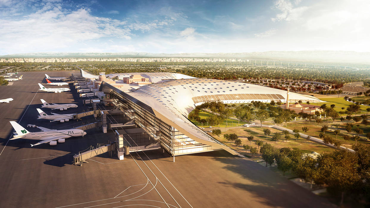 Nuevo Aeropuerto de Lahore. Pakistan, GilBartolome Architects GilBartolome Architects 상업공간 공항