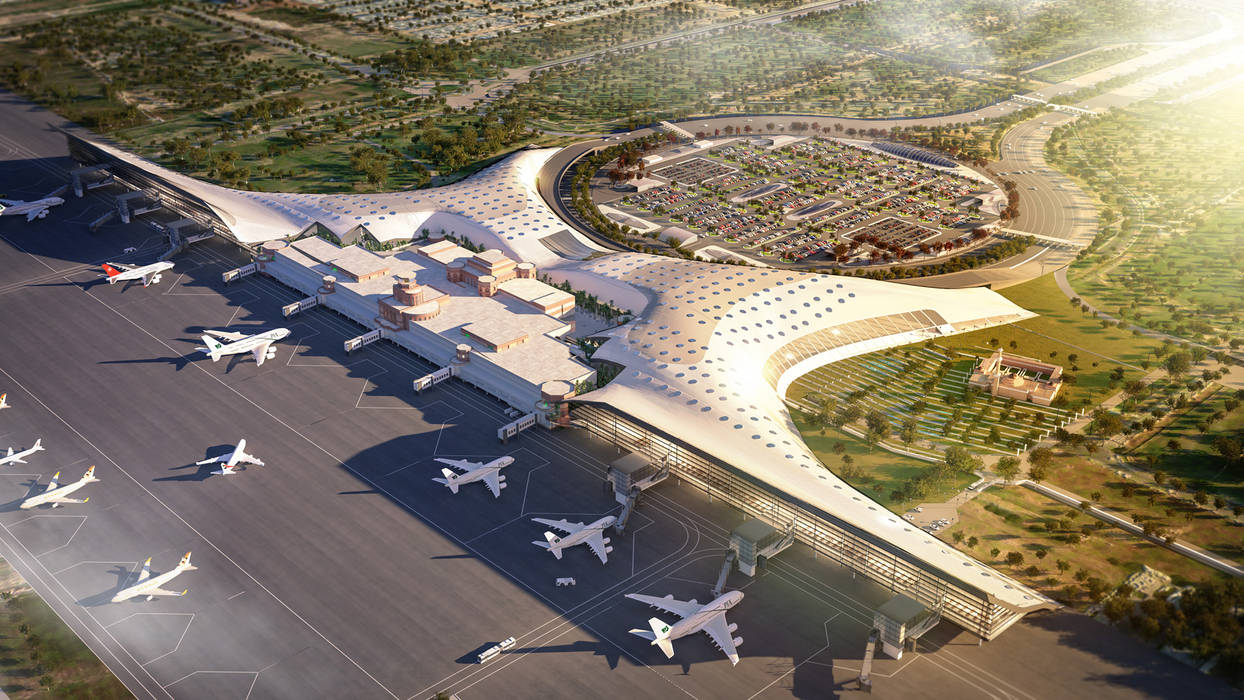 Nuevo Aeropuerto de Lahore. Pakistan, GilBartolome Architects GilBartolome Architects مساحات تجارية مطار