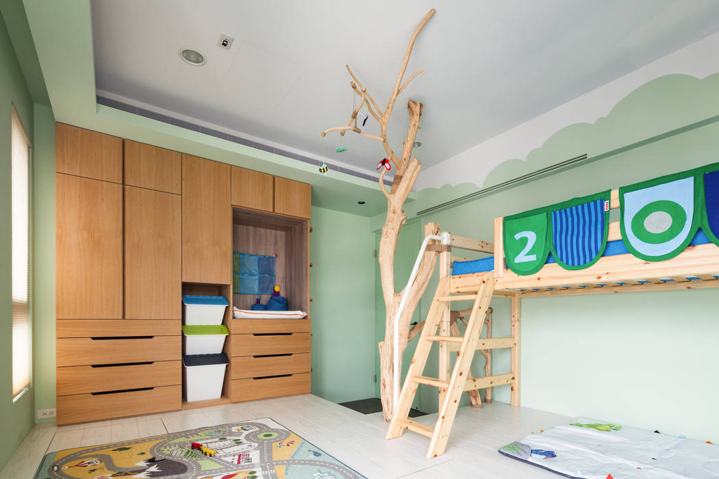 小孩房 居間設計 Boys Bedroom