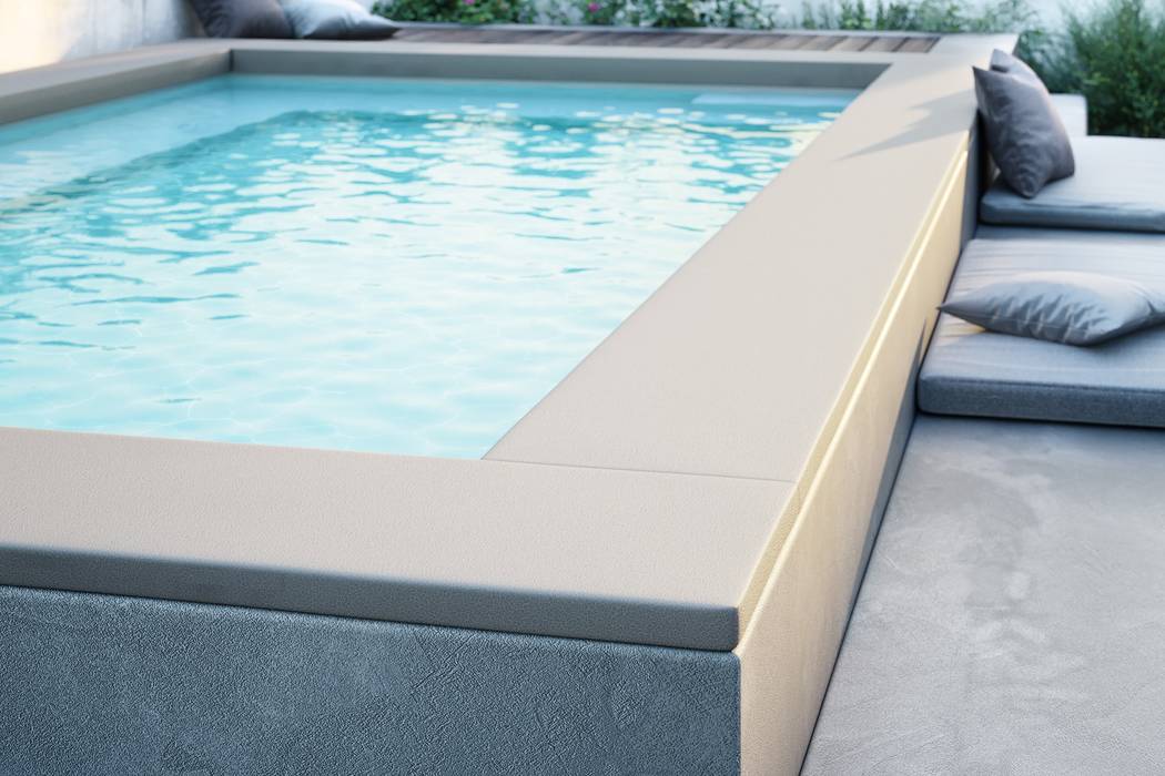 SpaSpace® è la piscina ideale per il tuo terrazzo, Aquazzura Piscine Aquazzura Piscine Nowoczesny balkon, taras i weranda