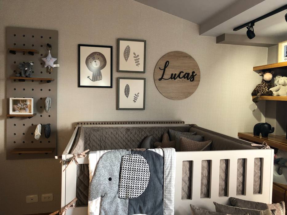 Habitación Bebe - Lucas, ea.interiorismo ea.interiorismo غرف الرضع