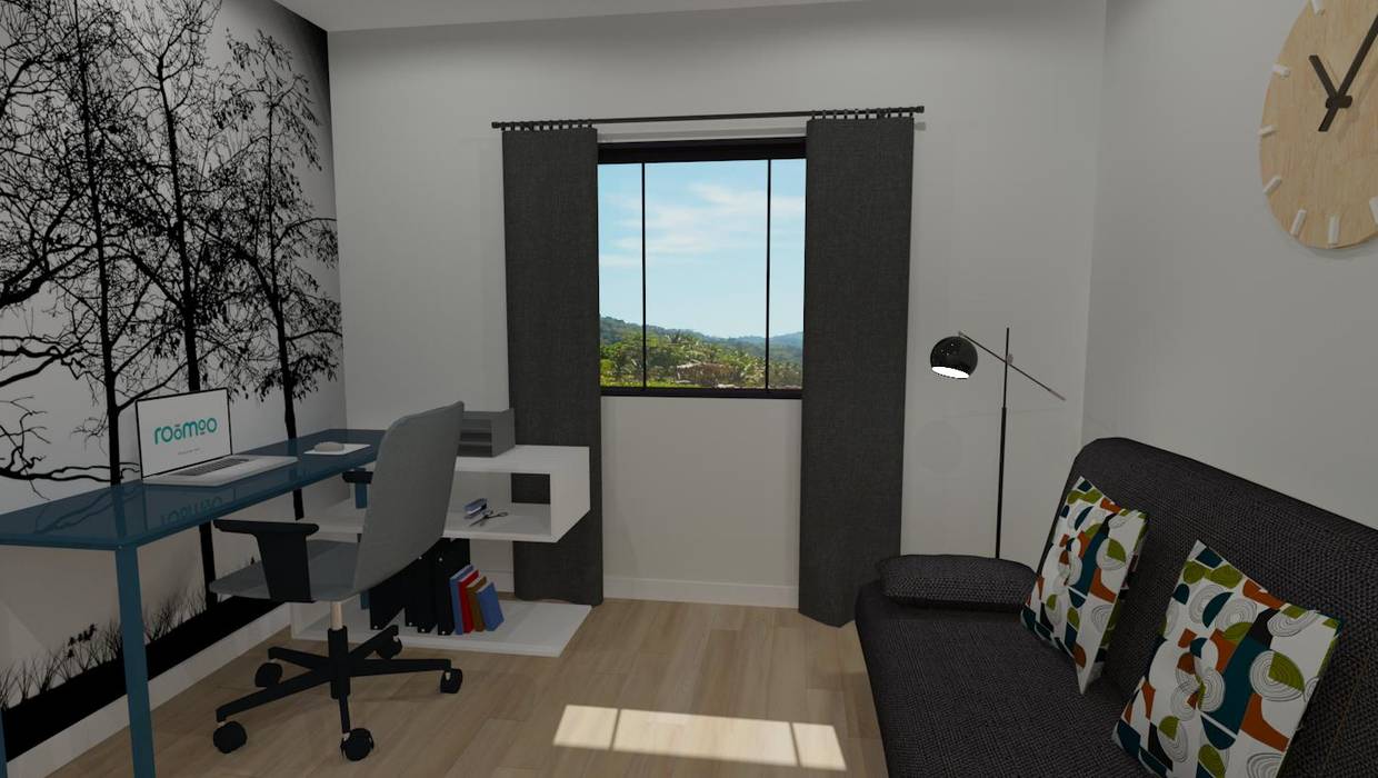 3D Rendered Study RooMoo Study/office