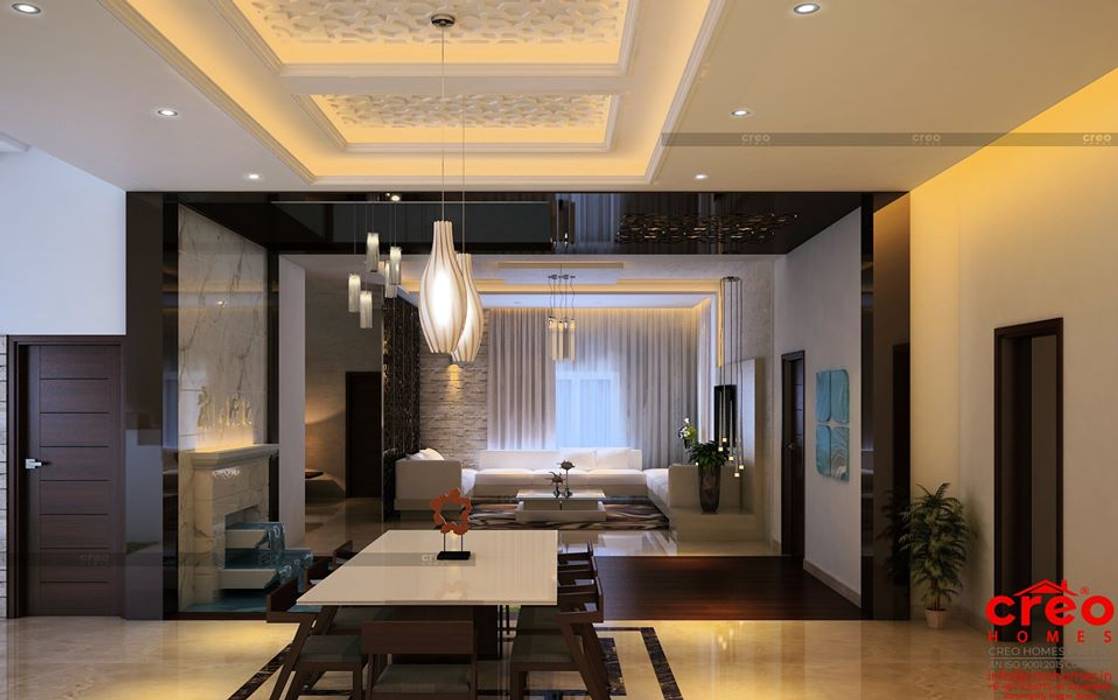 Professional Architect firms in Cochin Creo Homes Pvt Ltd Asian style dining room architectsinkochi