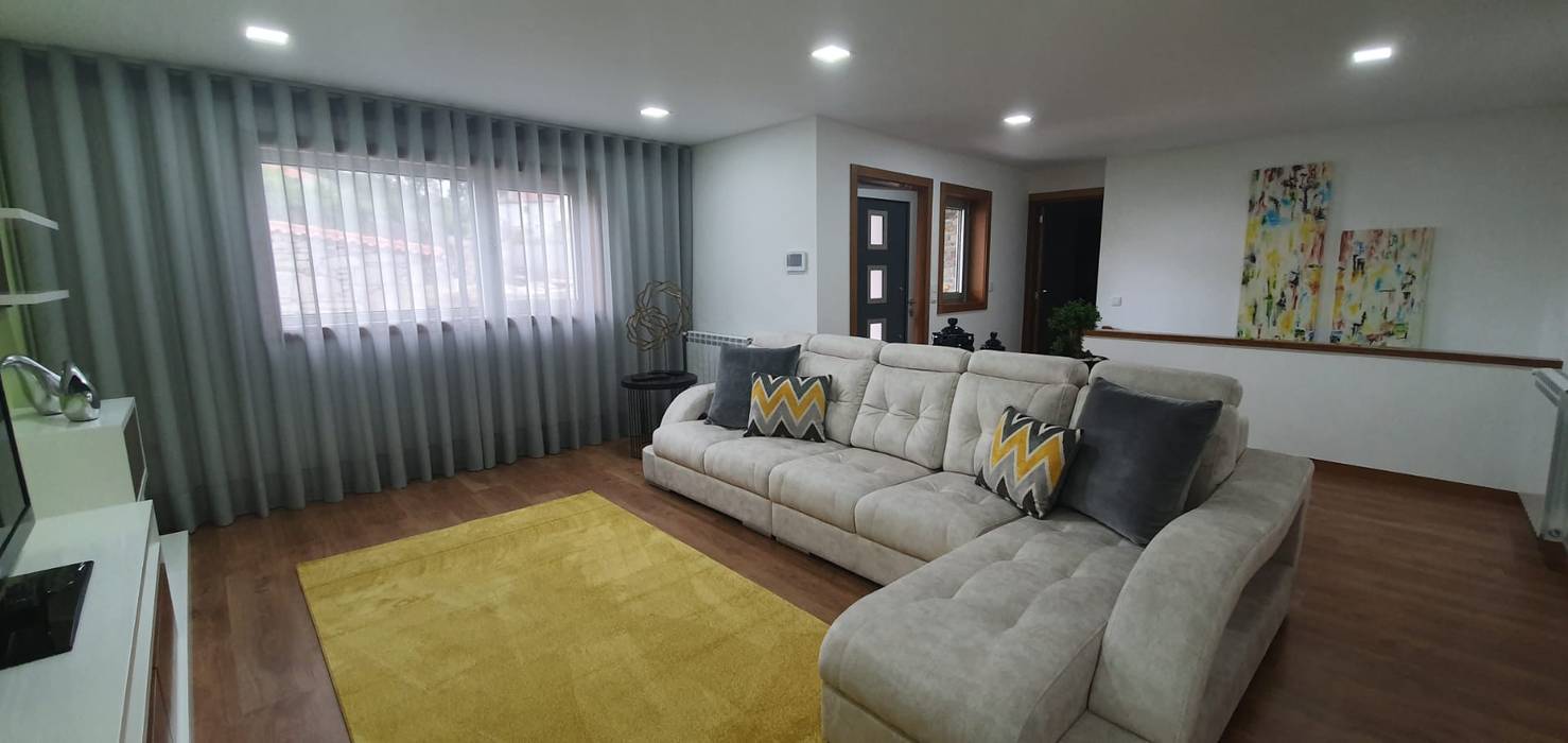 Remodelação Sala Estar , Versatilis Inovação Design Versatilis Inovação Design Moderne Wohnzimmer