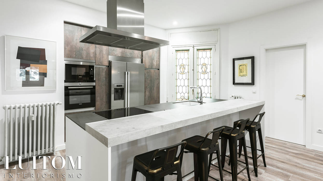 Cocina moderna estilo retro | proyectos decoración e interiorismo de ...