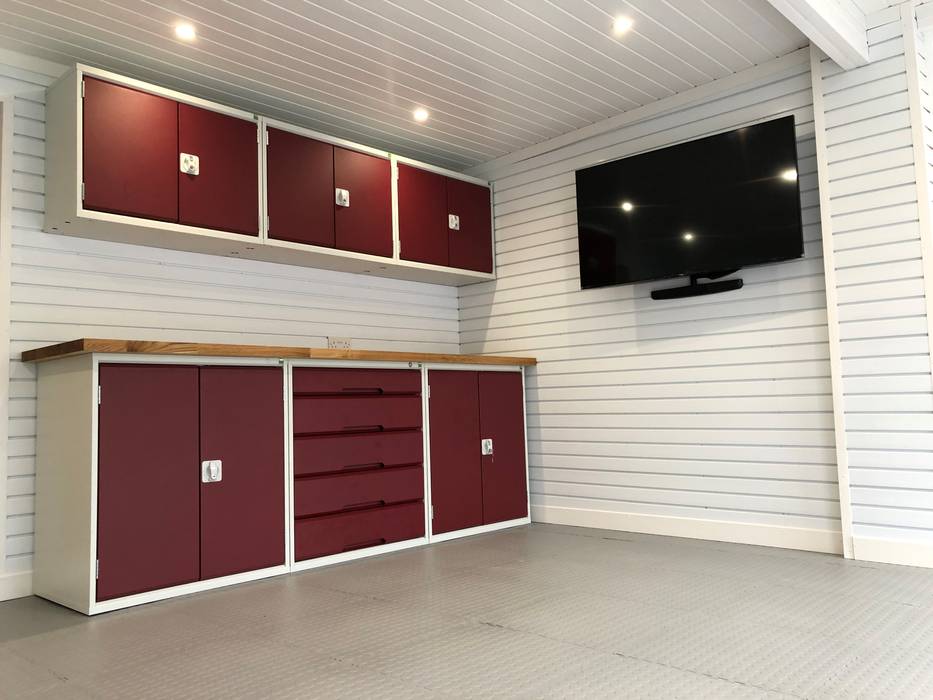 Ready to create your own Home Gym? Garageflex Double Garage garage