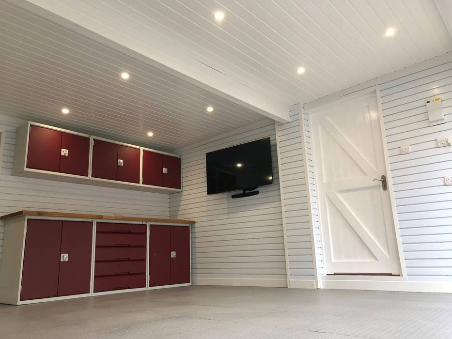Ready to create your own Home Gym? Garageflex Double Garage garage