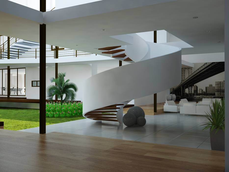 Quinta en Villahermosa, tabasco, JARAMILLO B DESIGN JARAMILLO B DESIGN درج