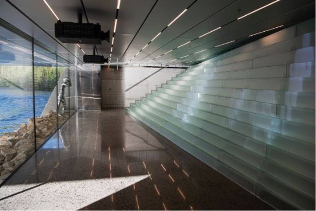 Glas-Fan Kistefos Siller Treppen/Stairs/Scale Gewerbeflächen Glas Transparent Glastreppe, Modern, Ganzglastreppe,Museen
