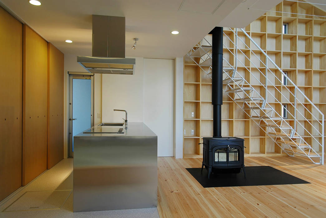 HOUSE-SI, 島田博一建築設計室 島田博一建築設計室 Dapur Modern