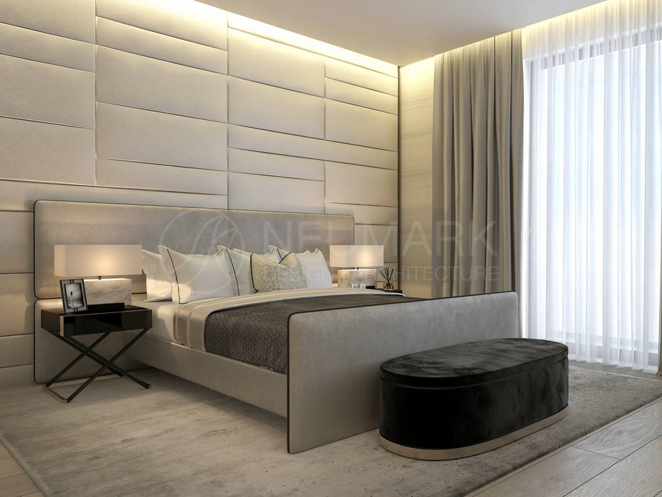 Апартаменты в Привилегии. Privilege Residence, NEUMARK NEUMARK Minimalist bedroom