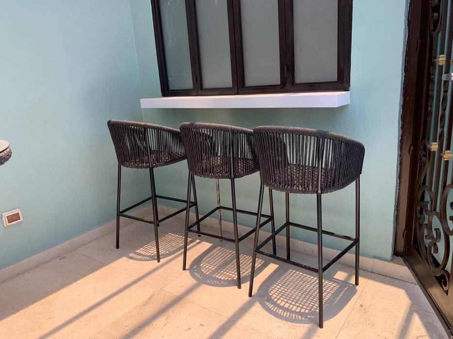 Nuestros modelos de Bancos , SILLAS ACAPULCO ESTILO RETRO SILLAS ACAPULCO ESTILO RETRO Tropical style dining room Chairs & benches