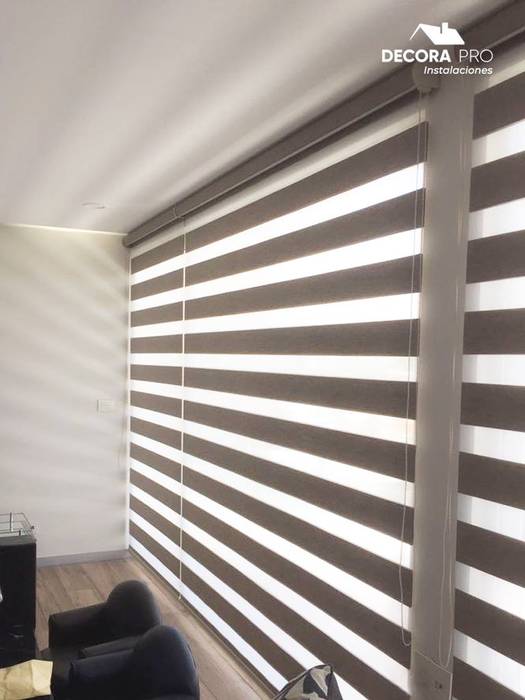 Persianas Sheer Elegance - Control de luz a tu medida, Decora Pro Decora Pro Windows & doors Blinds & shutters Textile Beige