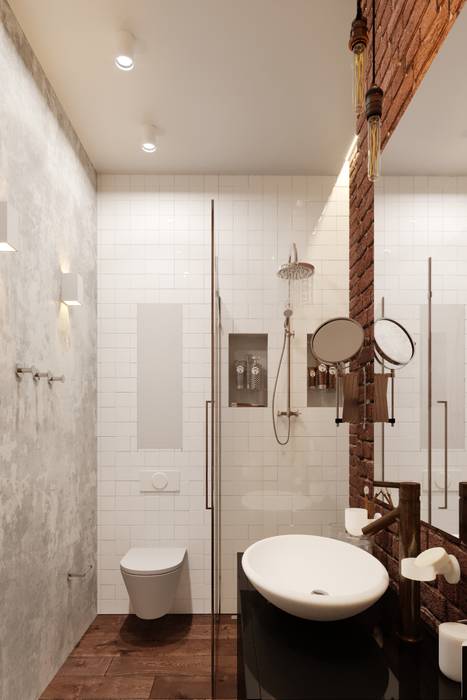 Appart | 35 m2, Vashantsev Nik Vashantsev Nik Industrial style bathroom