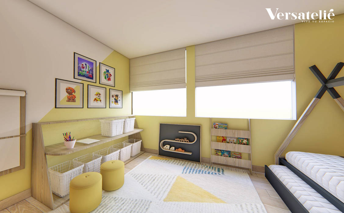 DORMITORIO PARA DOS, Versatelie Versatelie Cuartos para niños Madera Acabado en madera