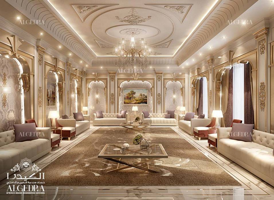 Luxury Majlis Interior Design Algedra Interior Design Classic style living room