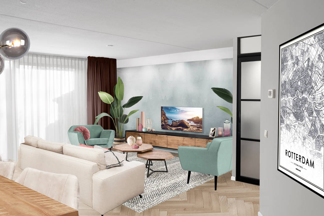 Rotterdam, Sabka Design Sabka Design Modern living room