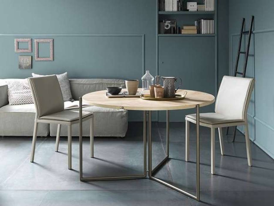 TAVOLI DA PRANZO MODERNI: AMBIENTI LIVING, Epicentro Arredo Epicentro Arredo Столовая комната в стиле модерн Дерево Эффект древесины Аксессуары и декор