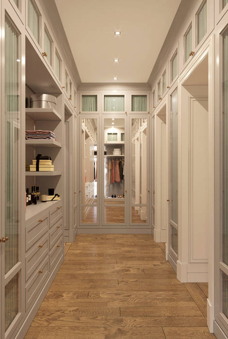 Апартаменты в Нащокинском переулке., MARION STUDIO MARION STUDIO Classic style dressing room